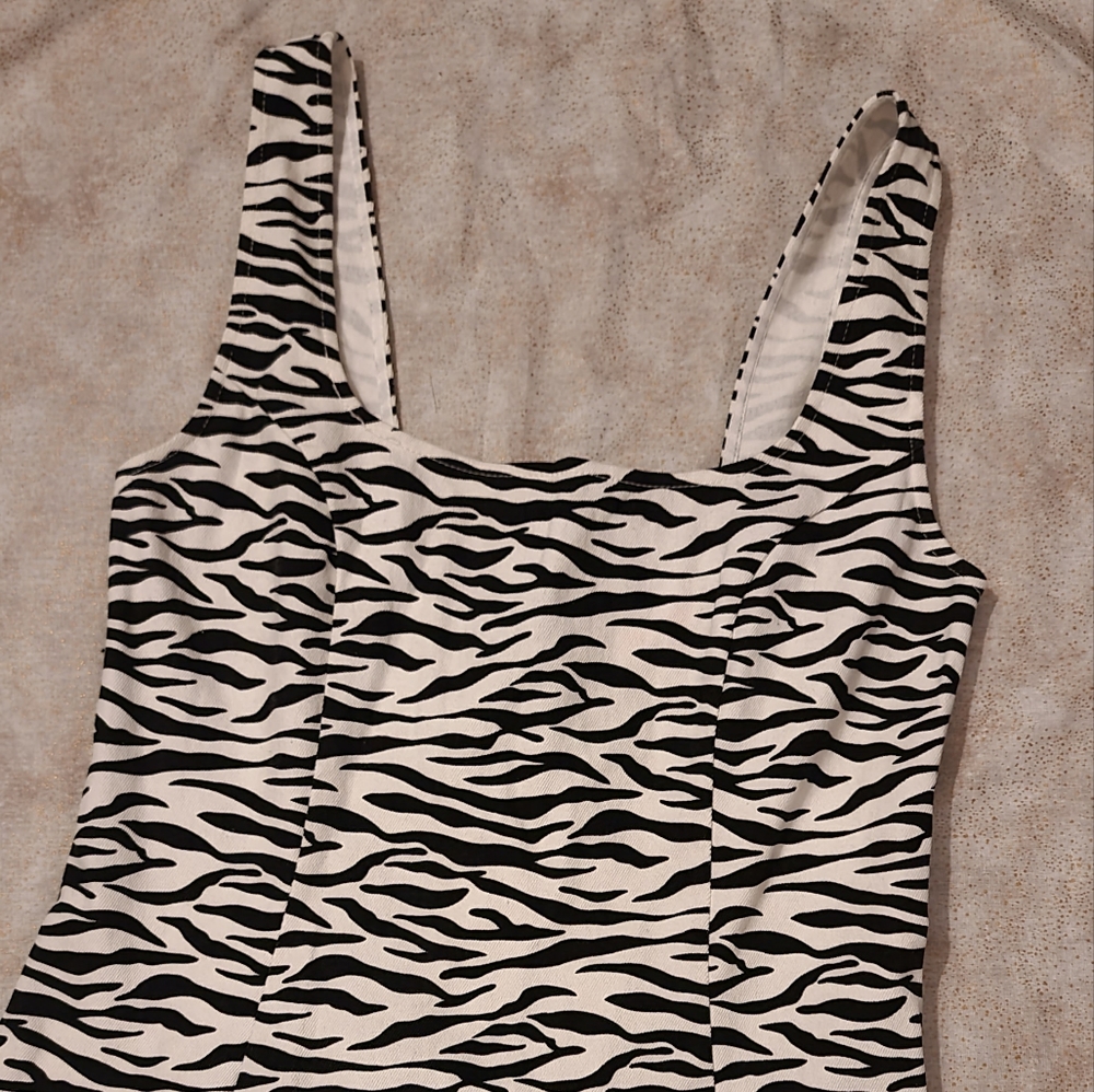 Zebra Print Dress